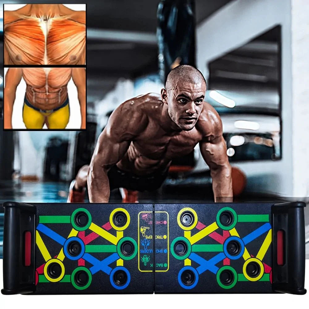 14-in-1 Push-Up Rack Board – Home Gym Equipment