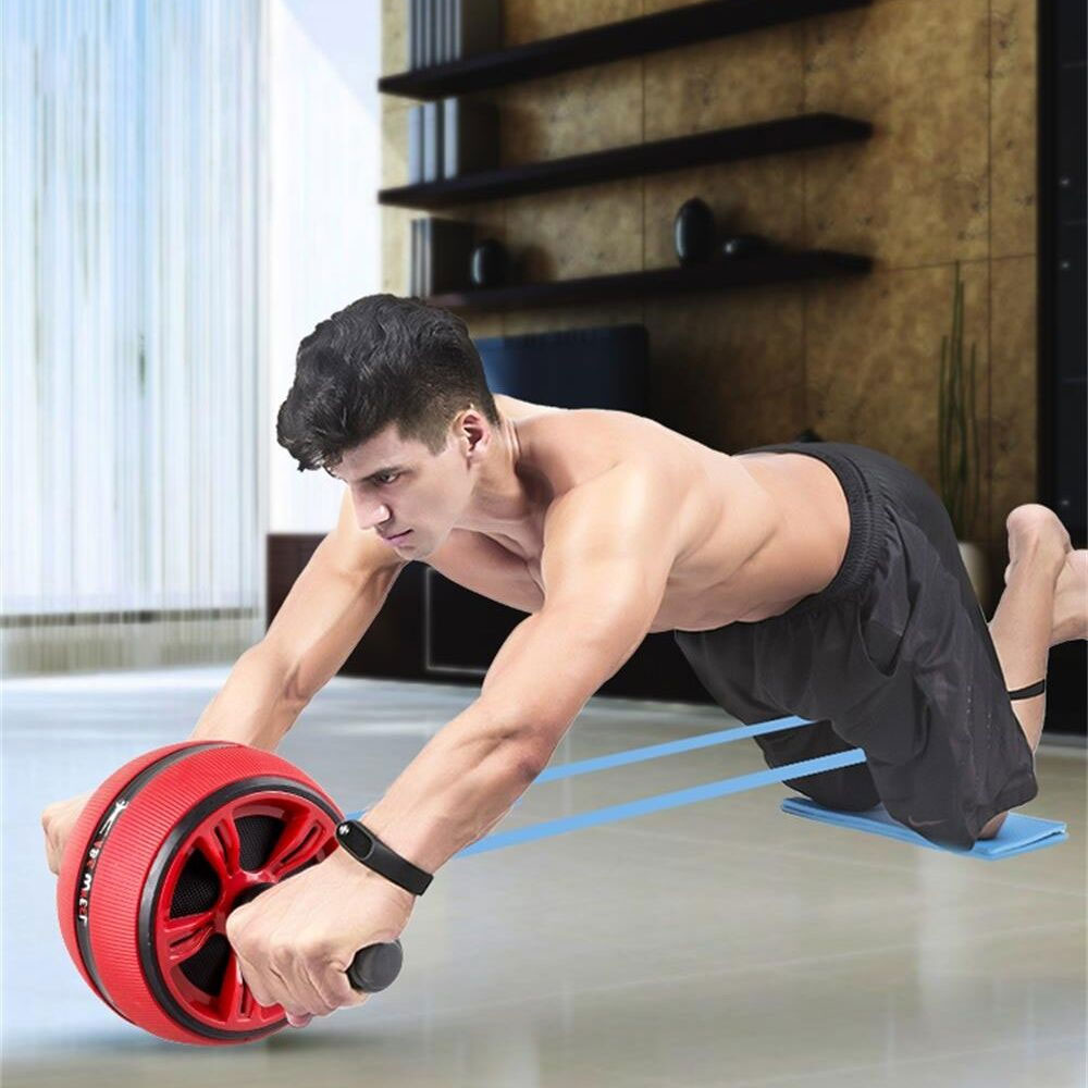Silent TPR Ab Wheel Roller – Core & Belly Trainer