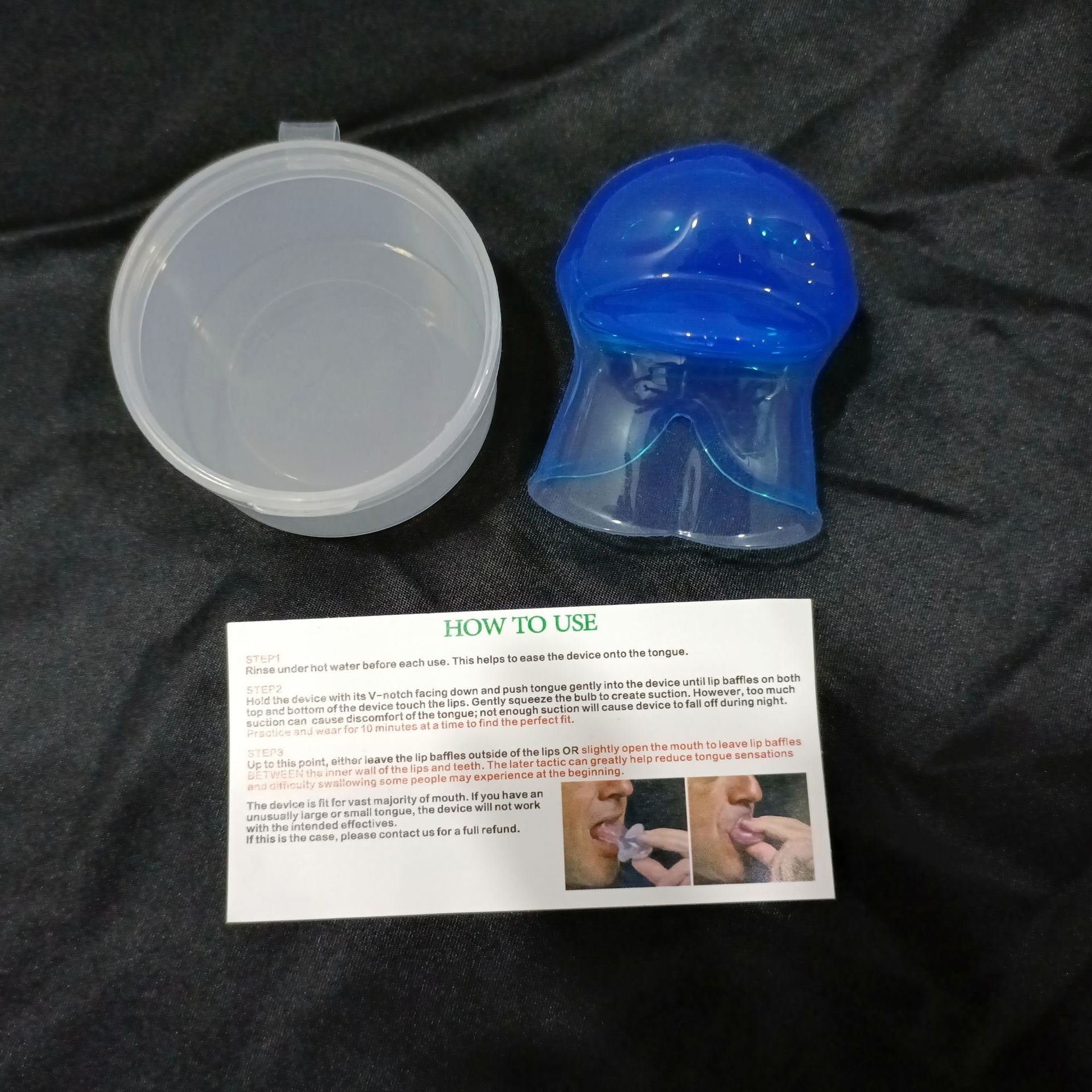 Anti-Snoring Tongue Sleeve Device