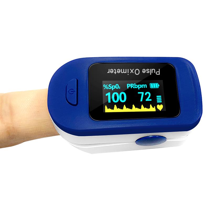 OLED Fingertip Pulse Oximeter Blood Oxygen Monitor
