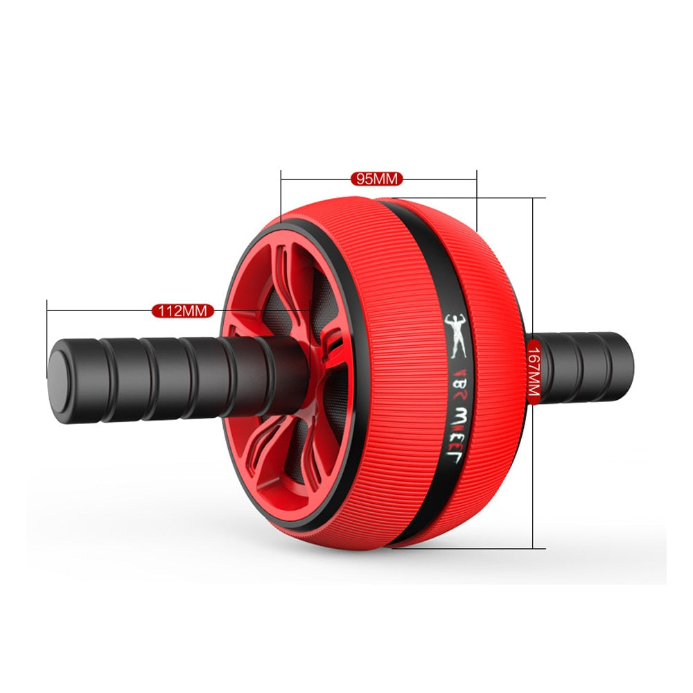 Silent TPR Ab Wheel Roller – Core & Belly Trainer