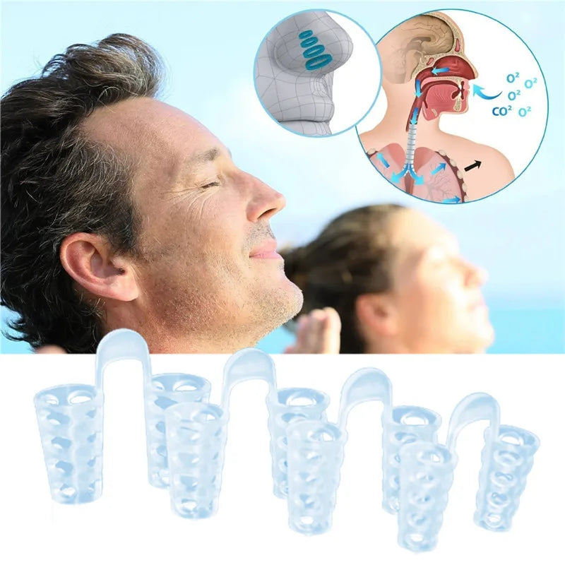Anti-Snore Apnea Nose Clip – Breathing & Sleep Aid