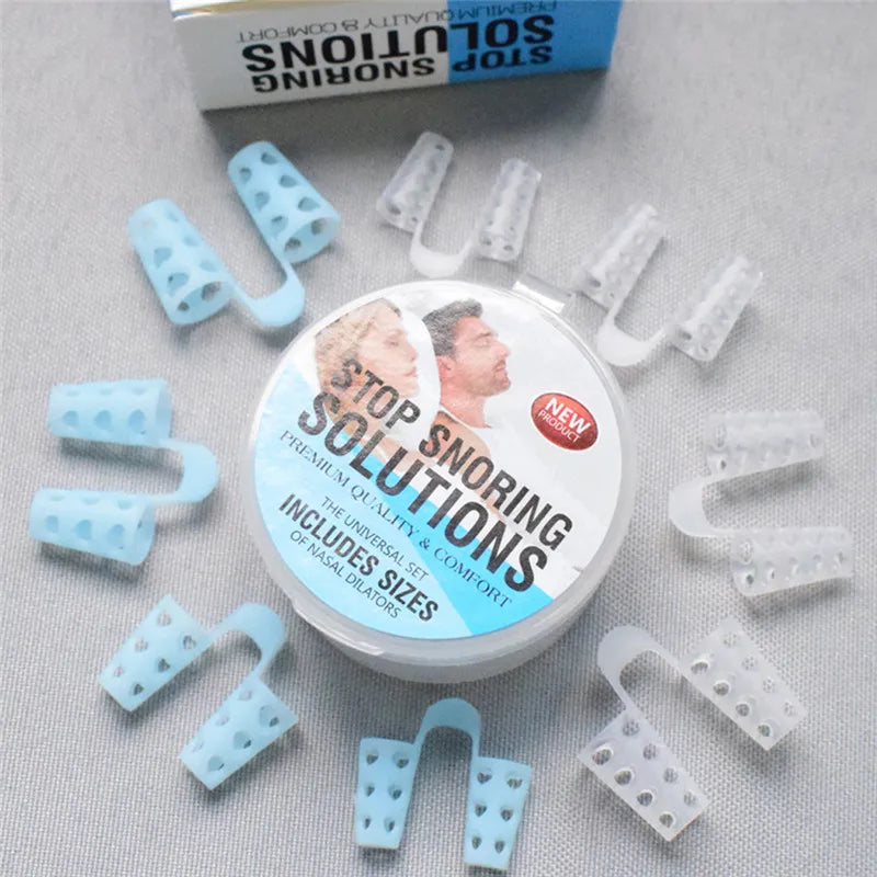 Anti-Snore Apnea Nose Clip – Breathing & Sleep Aid