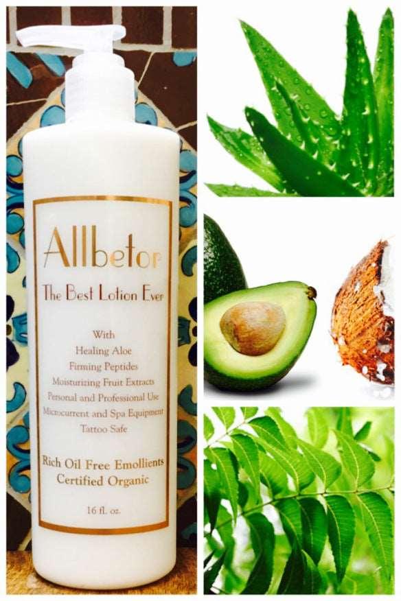 Organic Face & Body Lotion – Spa & Microcurrent Friendly