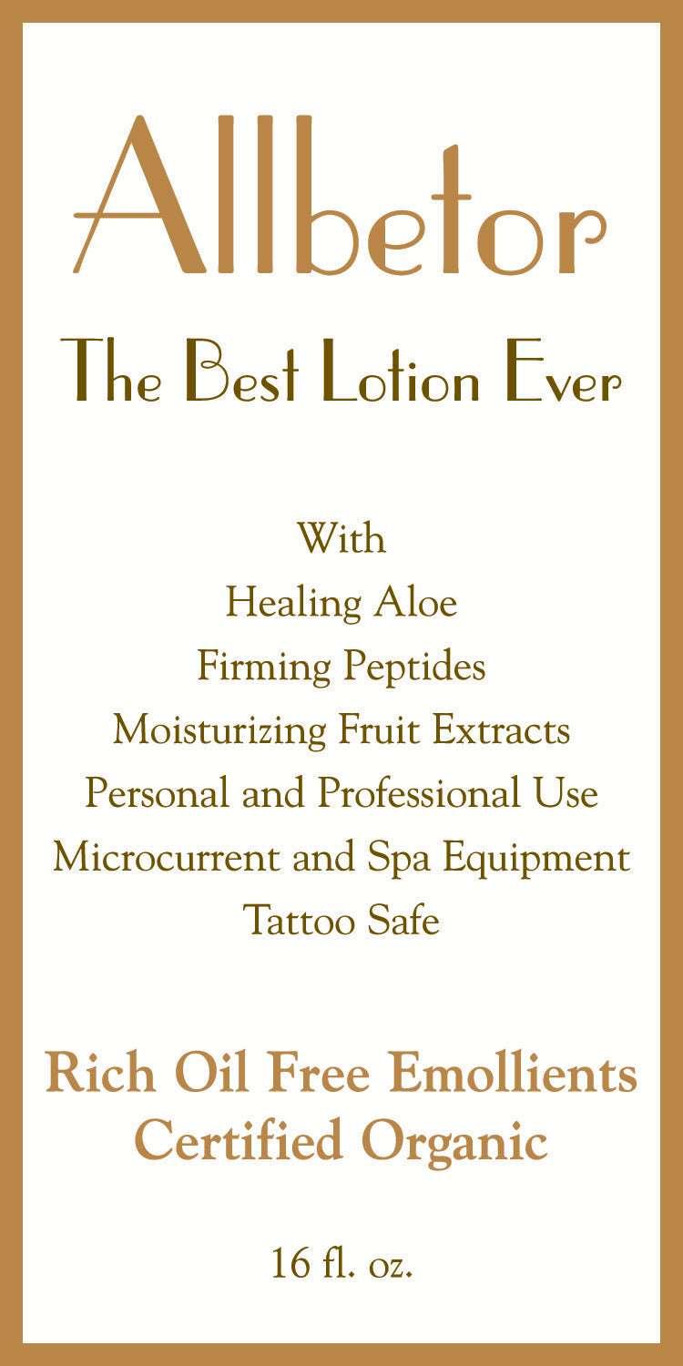 Organic Face & Body Lotion – Spa & Microcurrent Friendly