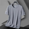 Cool Run Reflective Ice Silk Men's Fitness Tee