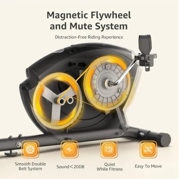 Recumbent Magnetic Exercise Bike – Home Fitness