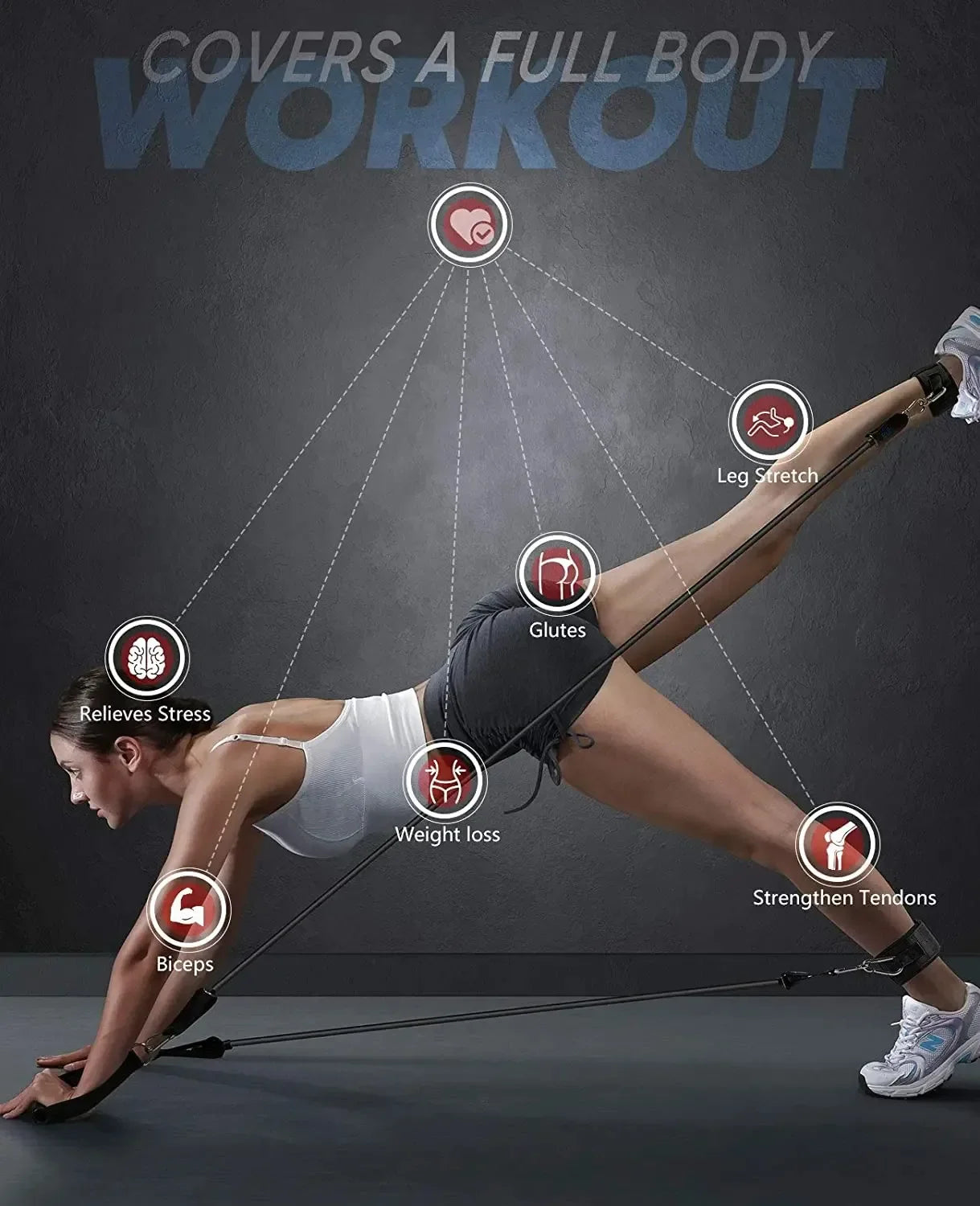 Wrapped Resistance Band & Rod Set – Strength Training