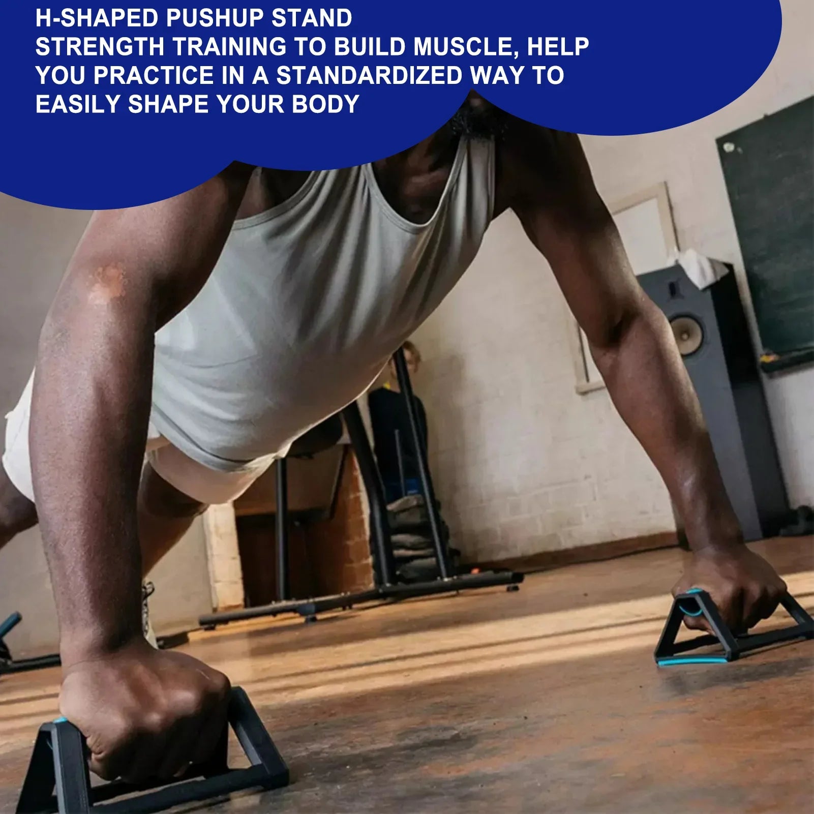 Ergonomic Push-Up Stand – Home Gym Fitness