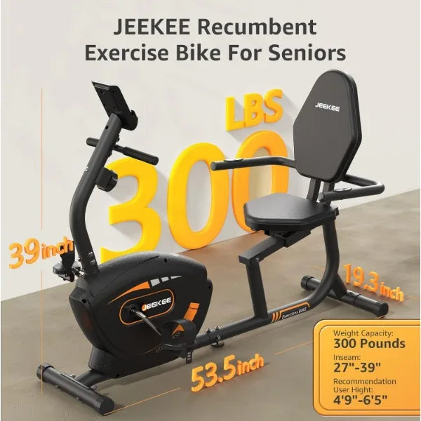 Recumbent Magnetic Exercise Bike – Home Fitness