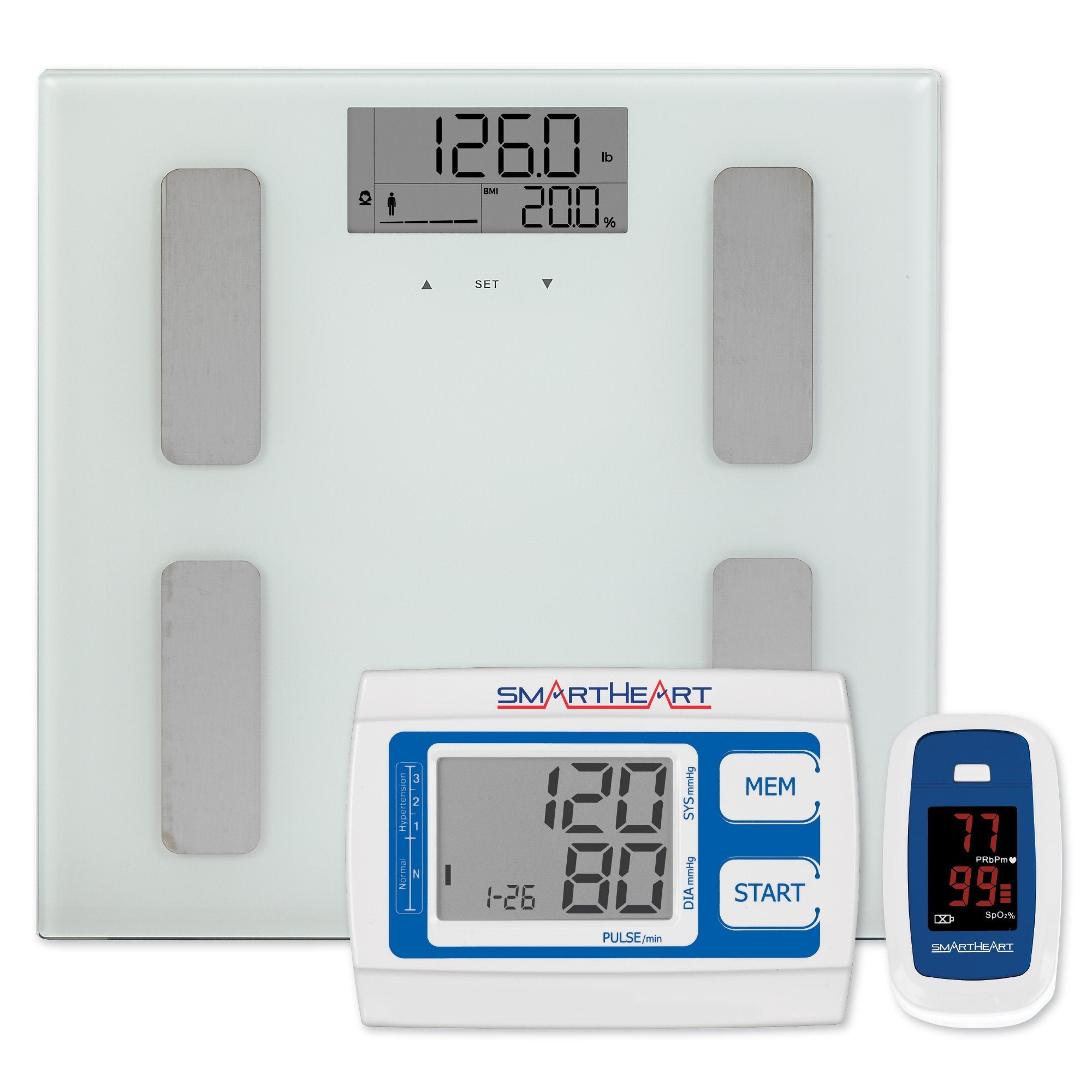 SmartHeart Total Body Analyzer Health Monitoring System