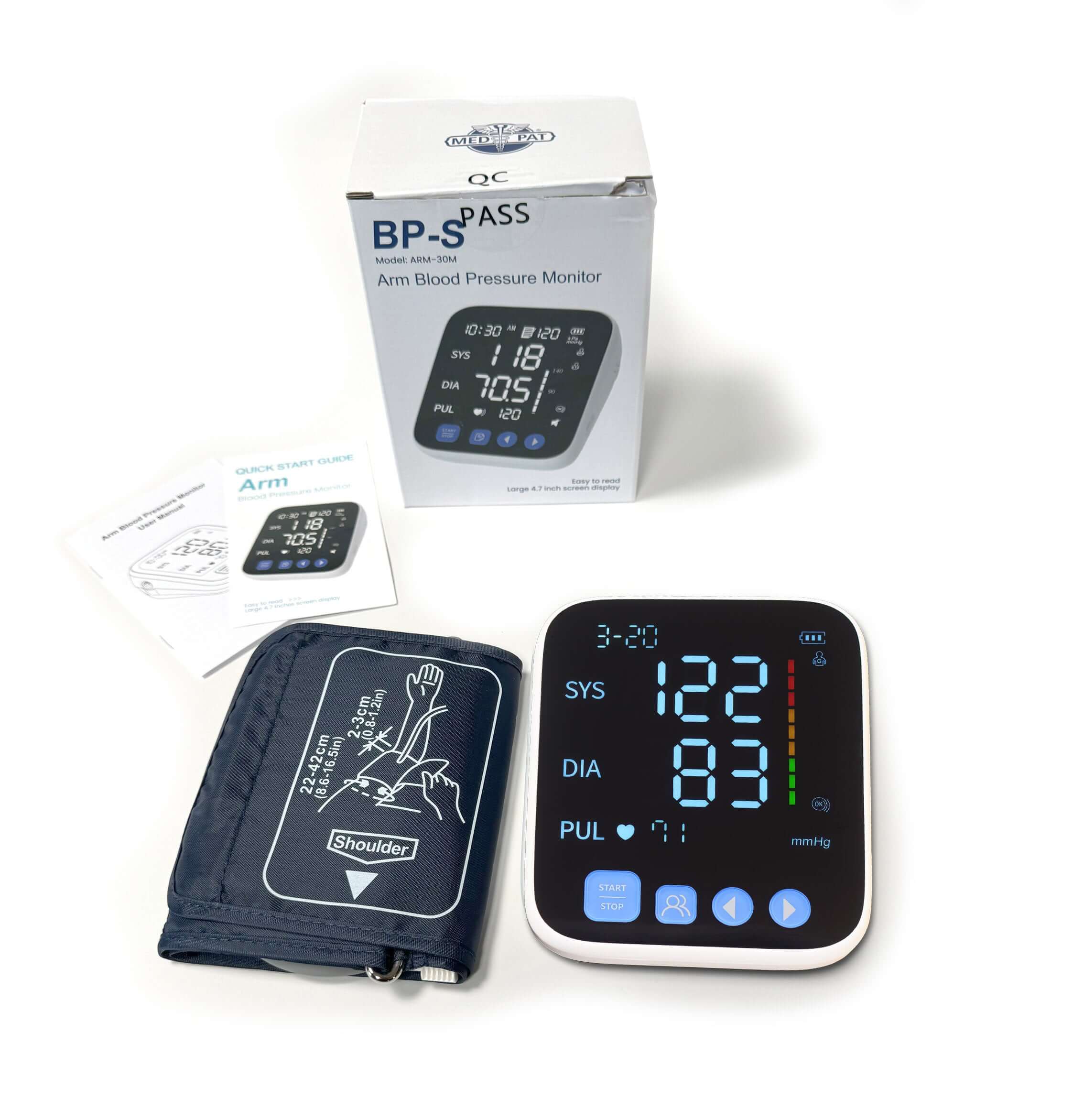 Med-Pat BP-S Arm Blood Pressure Monitor